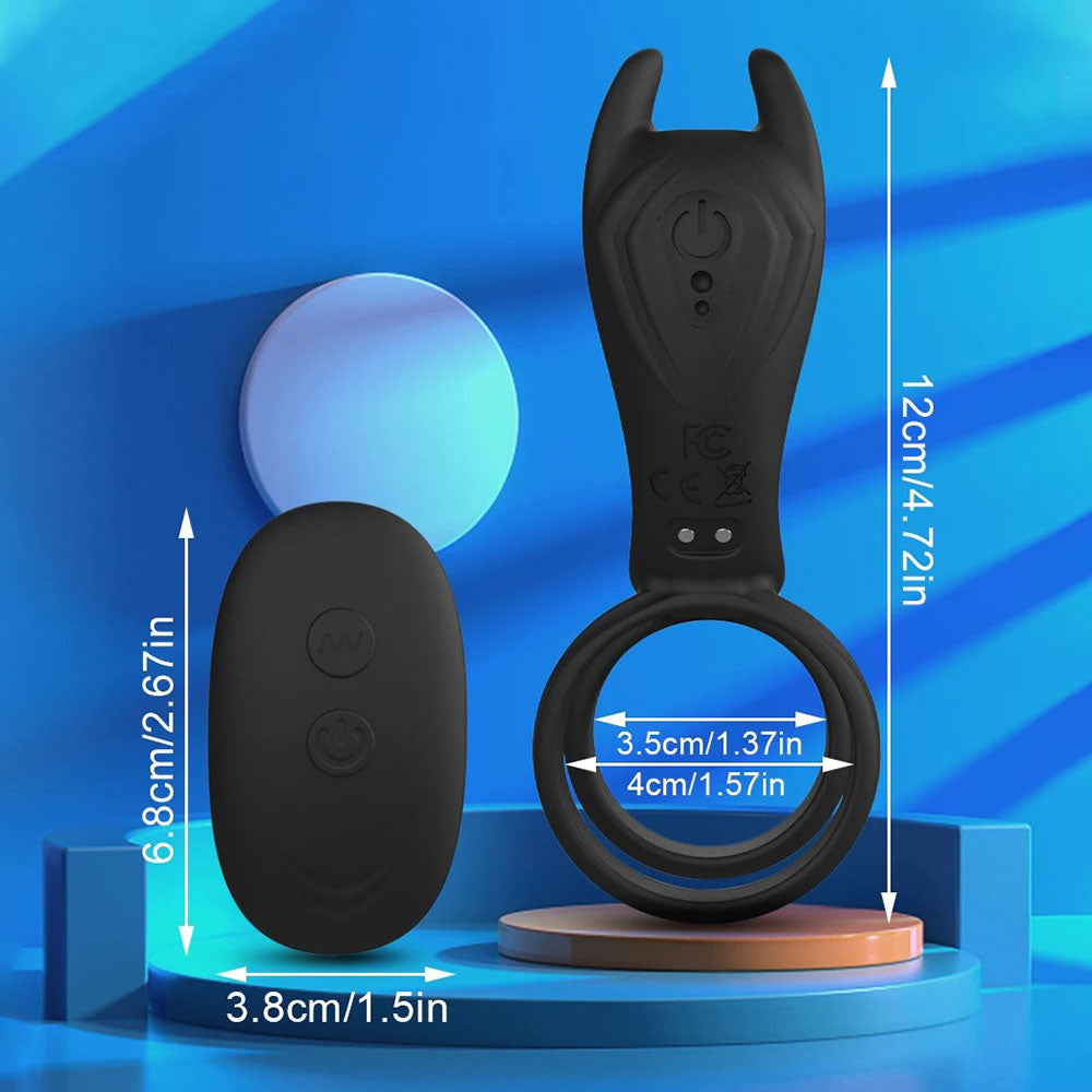 Batman Vibrating Couples Cock Ring Luveden Batman Vibrating Couples Cock Ring Luveden