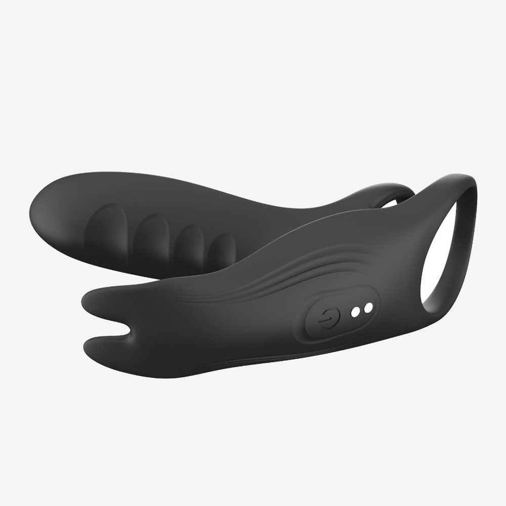 Black Fox Couples Vibrating Ring