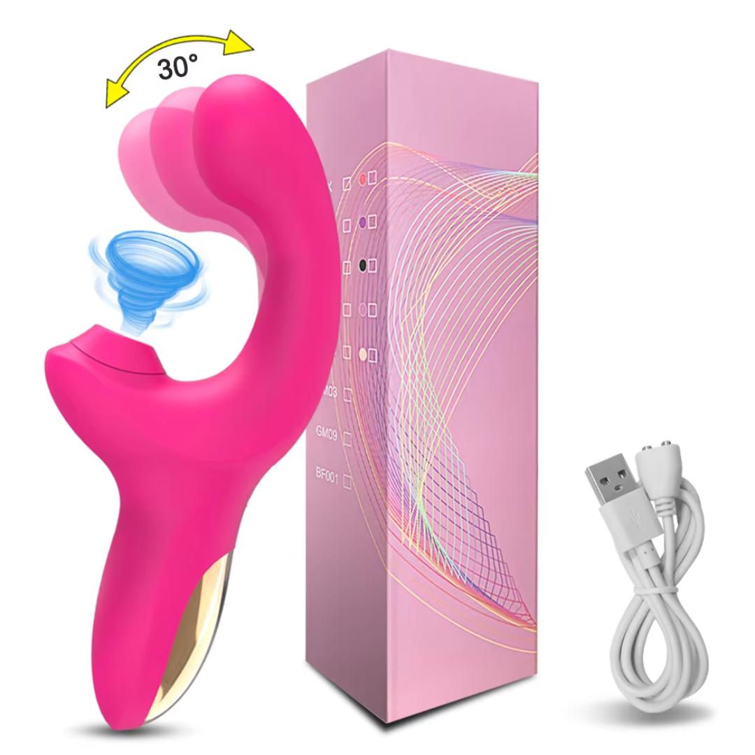 Clit Sucker and G-spot Fingering Vibrator