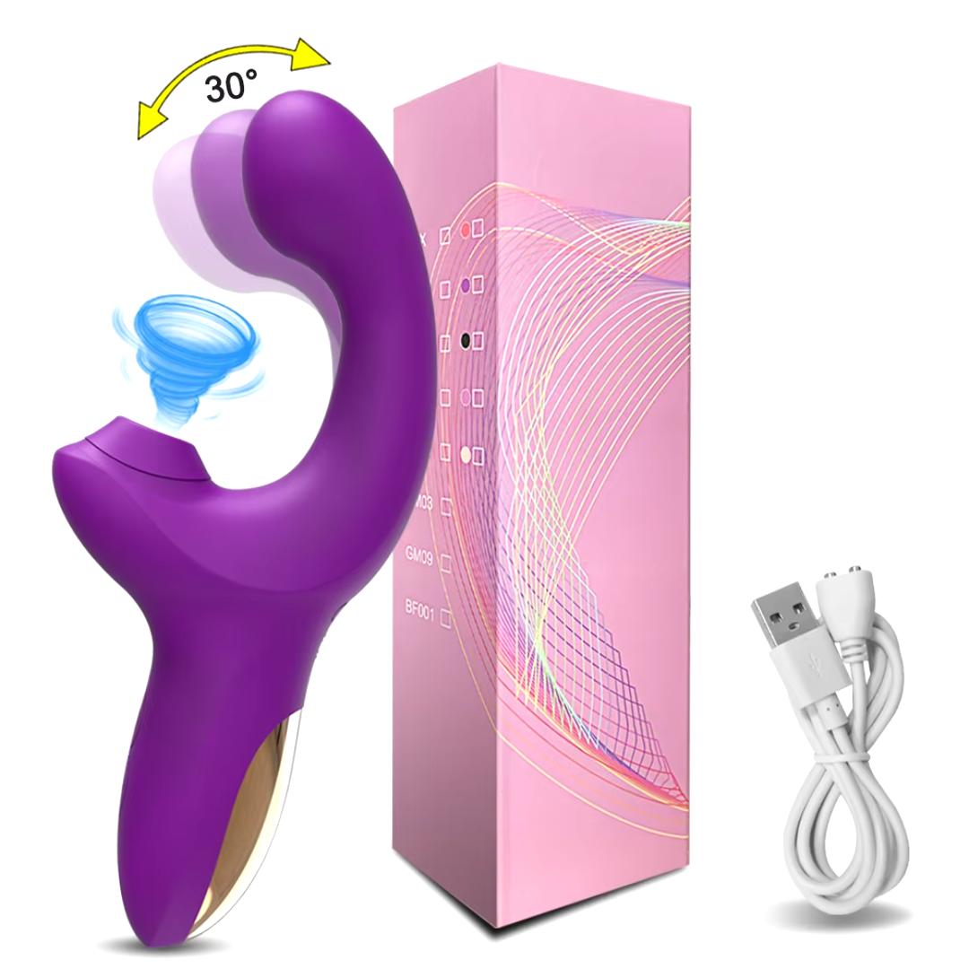 Clit Sucker and G-spot Fingering Vibrator