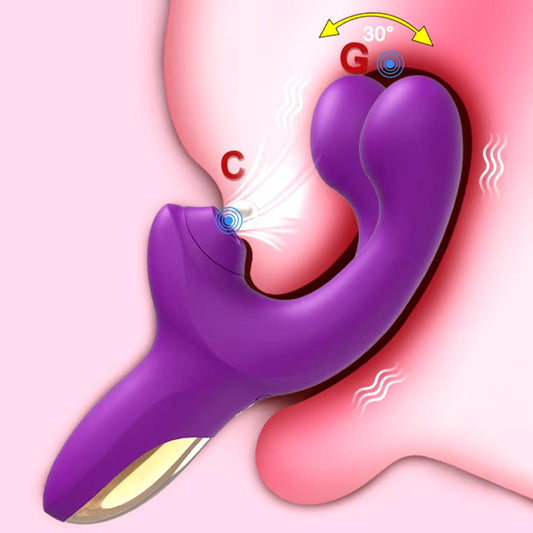 Clit Sucker and G-spot Fingering Vibrator