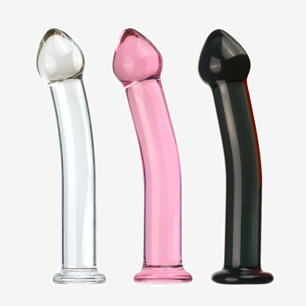Crown Curved Glass Dildo