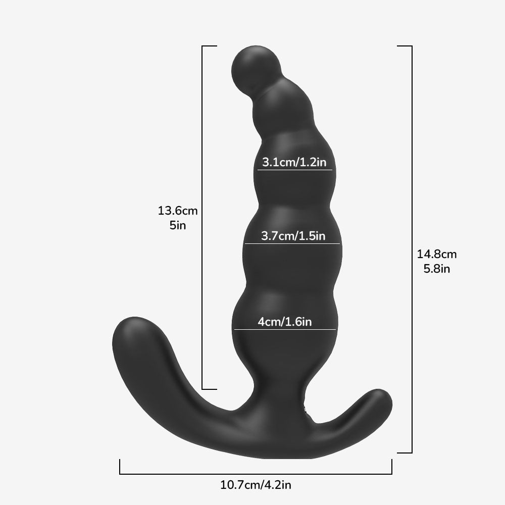 Dipper Vibrating Beads Anal Plug