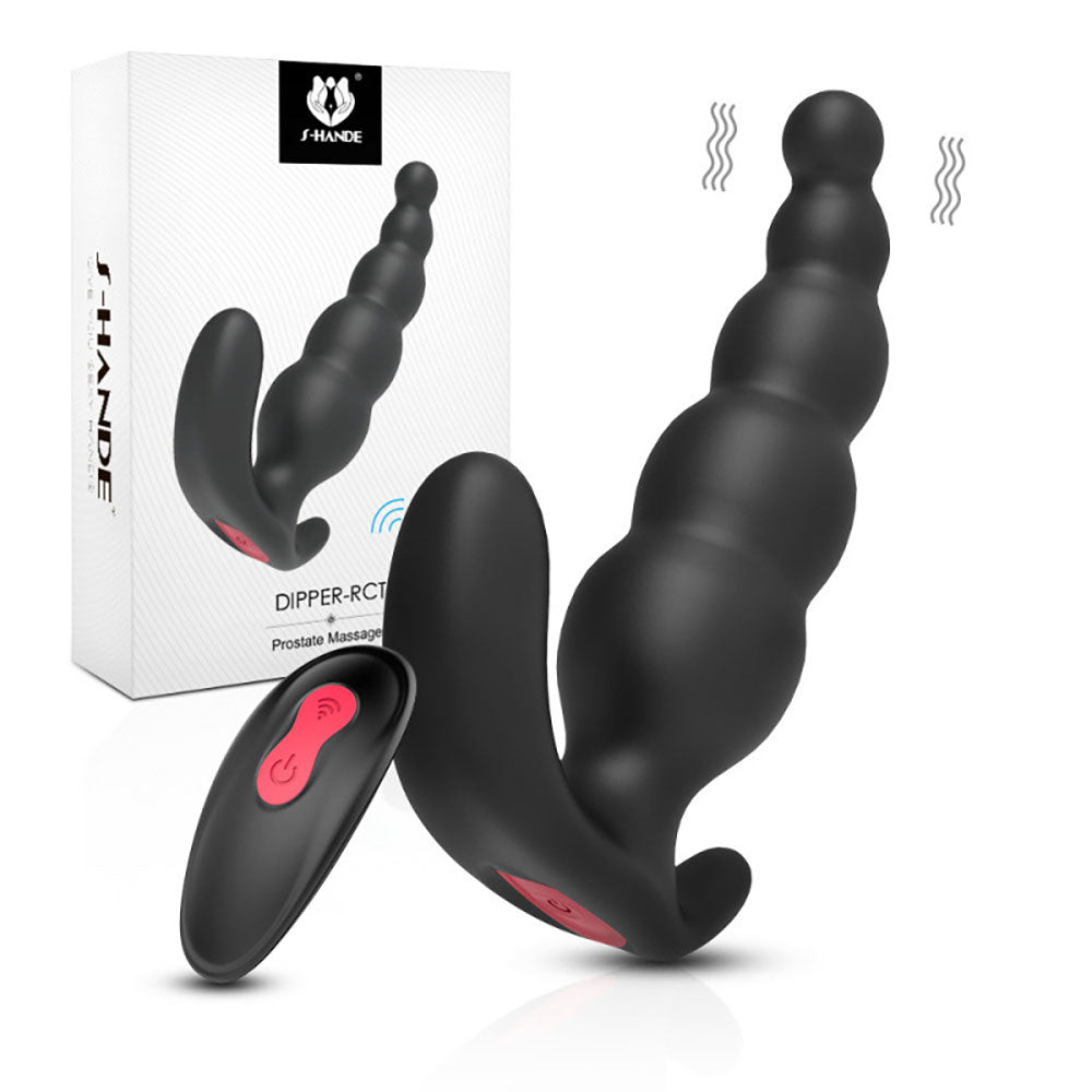 Dipper Vibrating Beads Anal Plug