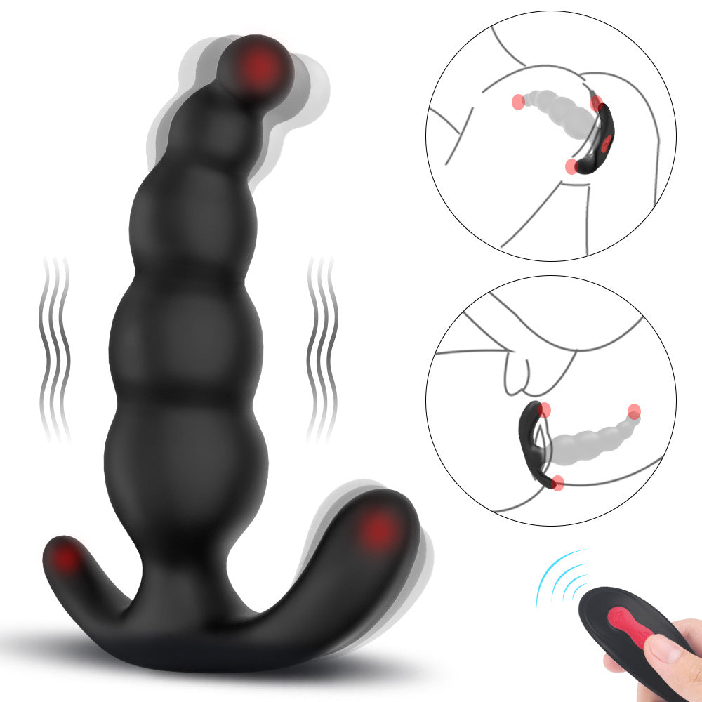 Dipper Vibrating Beads Anal Plug