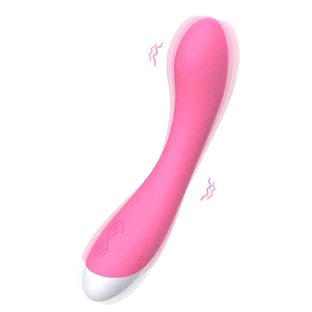 Ergonomic Curved Soft Dildo Vibrator