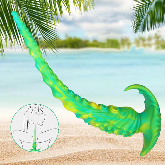 green-long-wearable-tentacle-plug