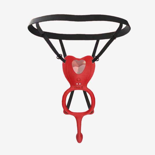 Heart-shaped Wearable Vibrator Panties for PIV Use