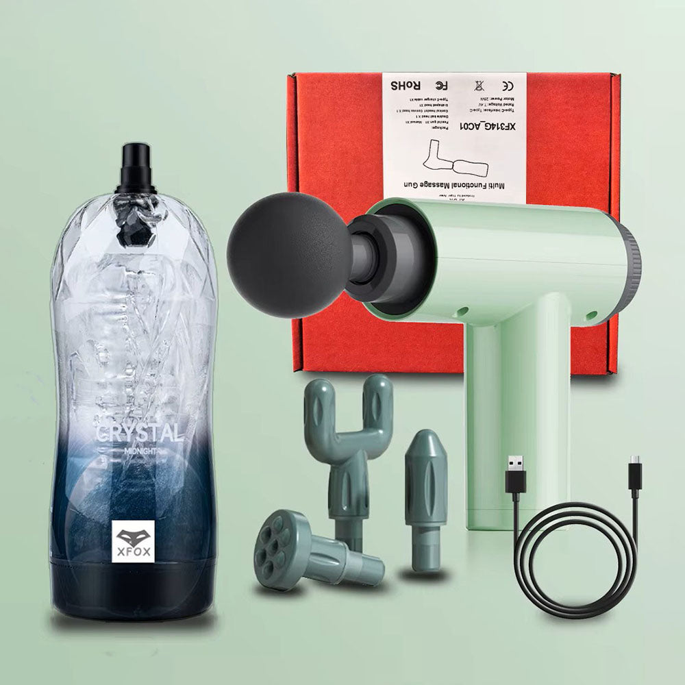 Massage Gun Masturbator Attachment