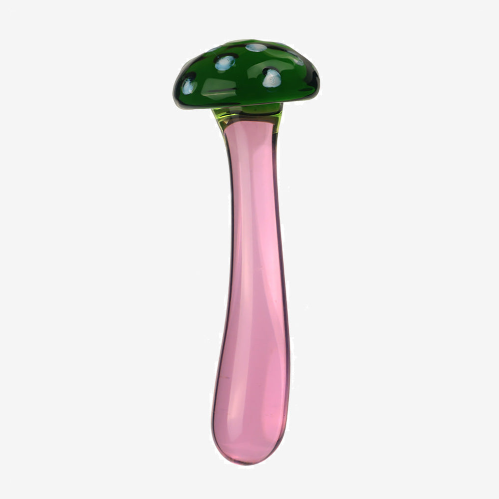 Mushroom Glass Butt Plug
