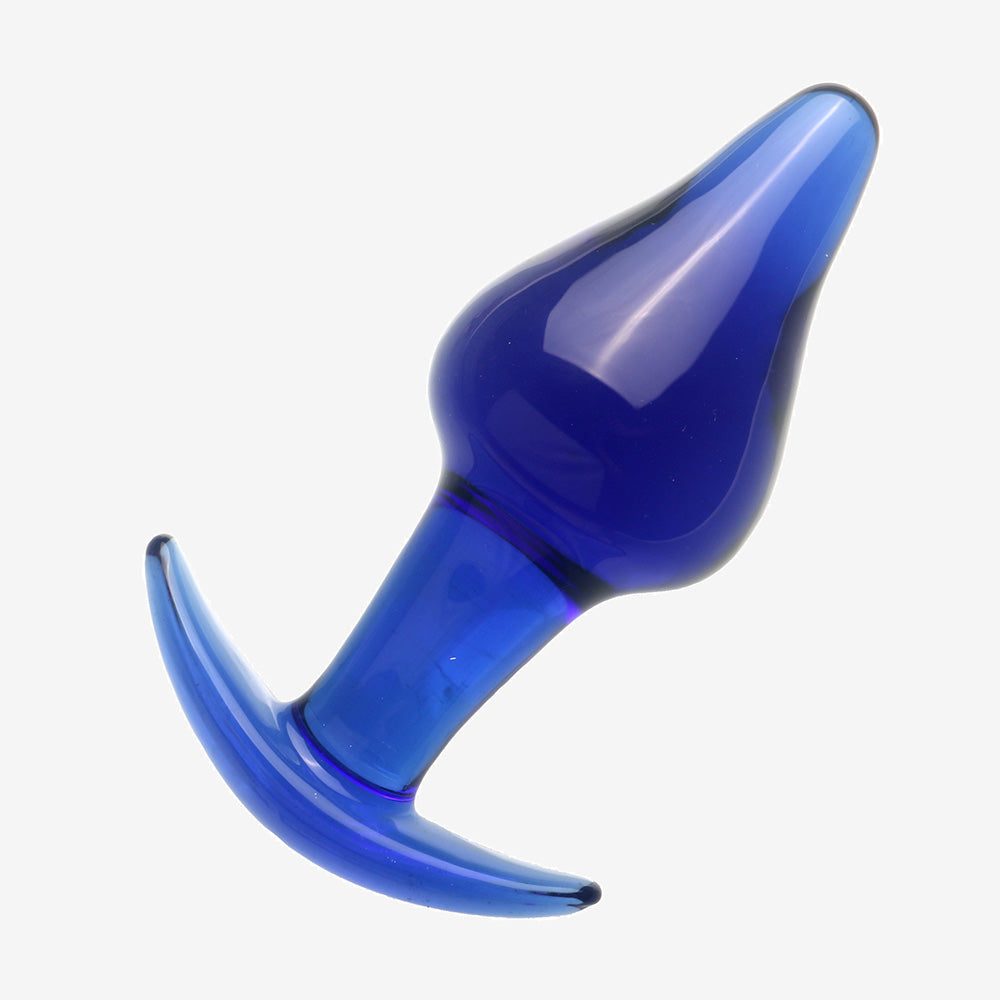 Pear Drop Glass Anal Plug