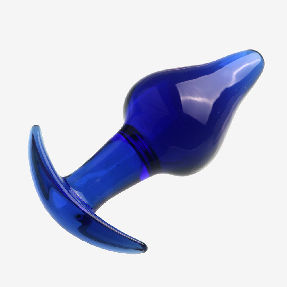 Pear Drop Glass Anal Plug