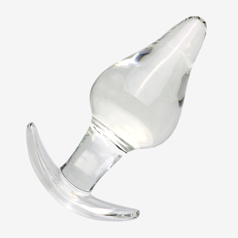 Pear Drop Glass Anal Plug