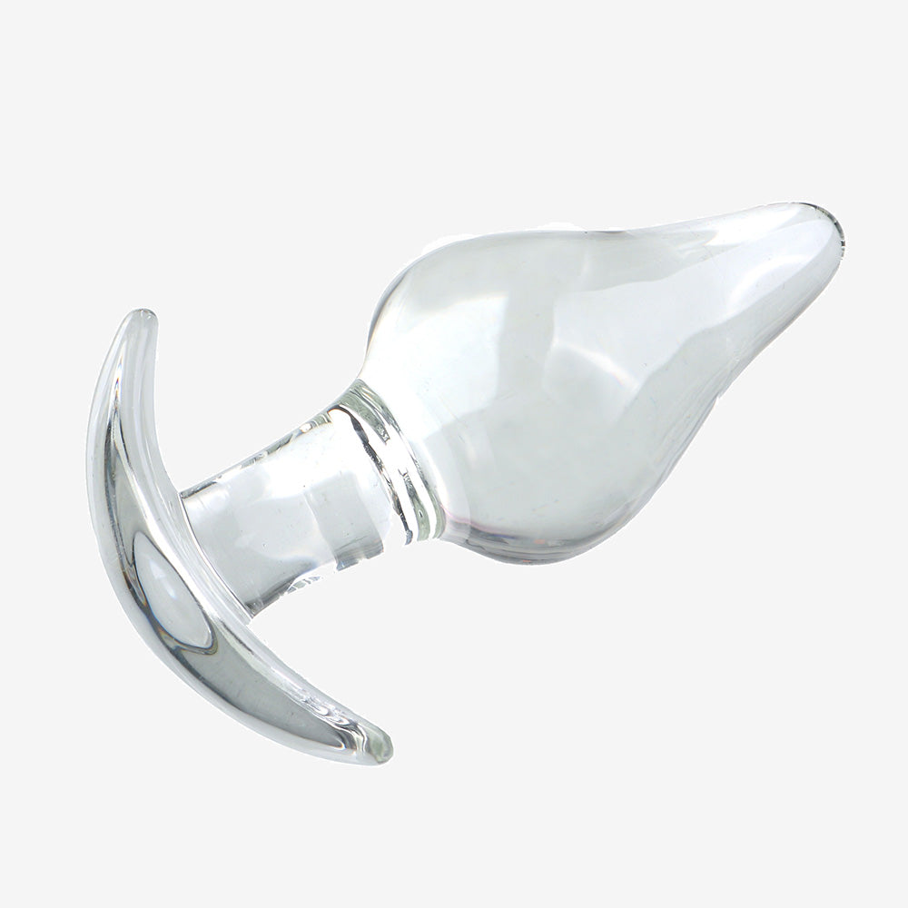 Pear Drop Glass Anal Plug