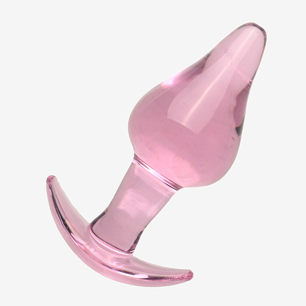 Pear Drop Glass Anal Plug