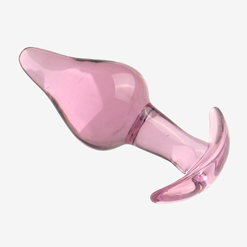 Pear Drop Glass Anal Plug
