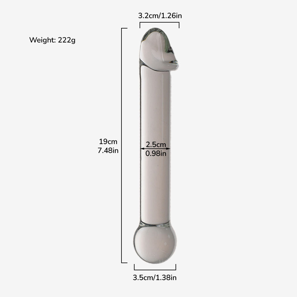 Pureform Glass Wand Dildo