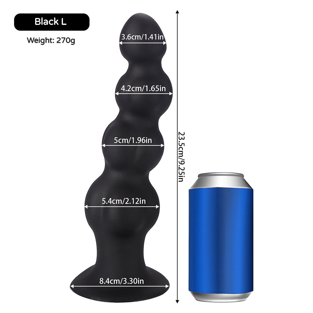 Quad Beads Soft Silicone Butt Plug