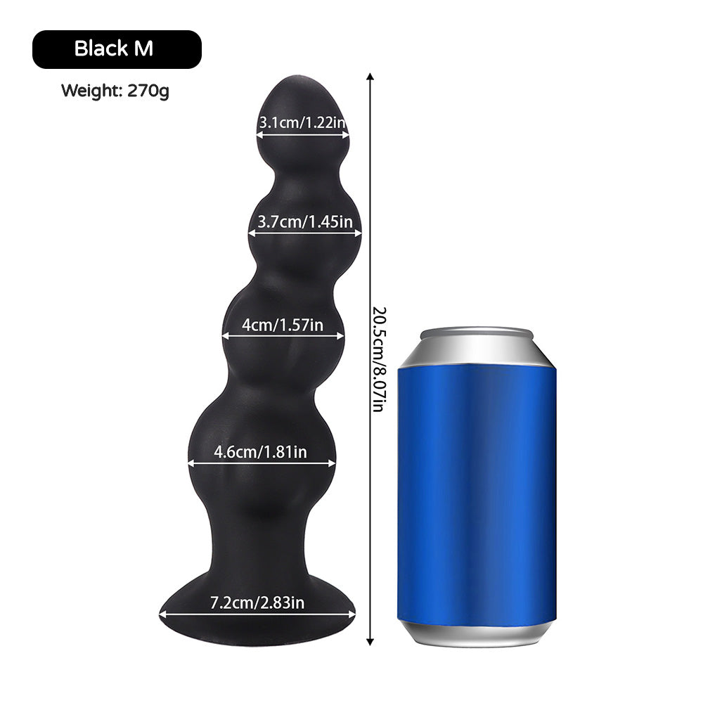 Quad Beads Soft Silicone Butt Plug