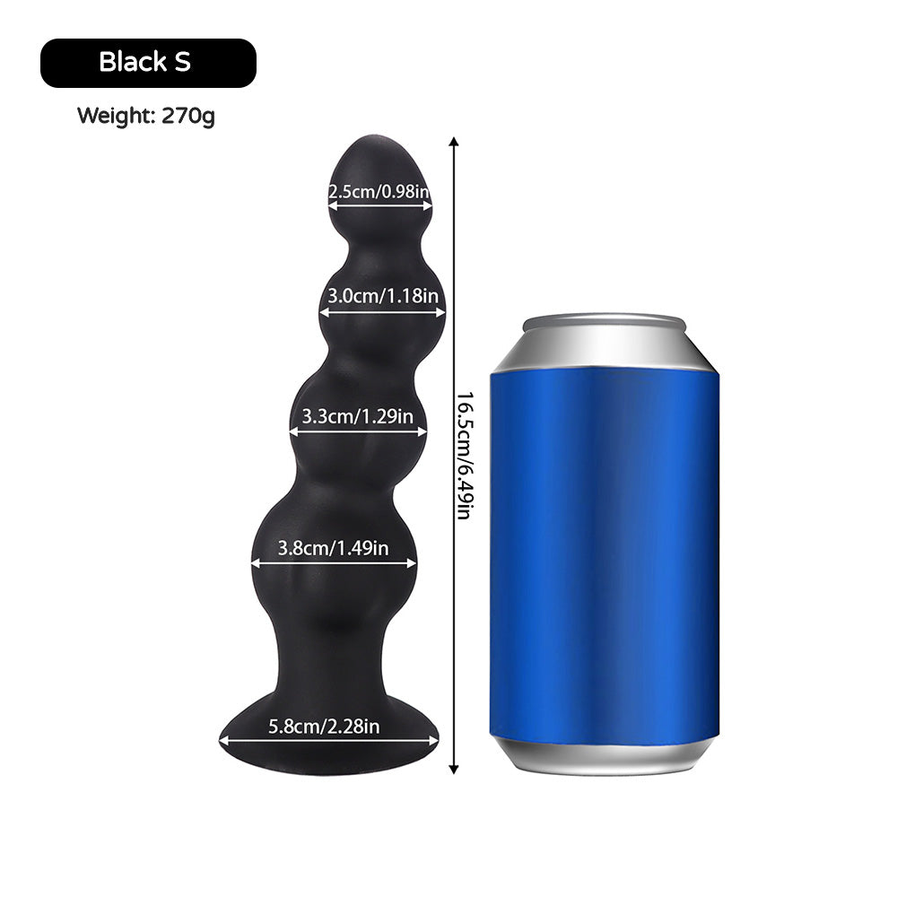 Quad Beads Soft Silicone Butt Plug