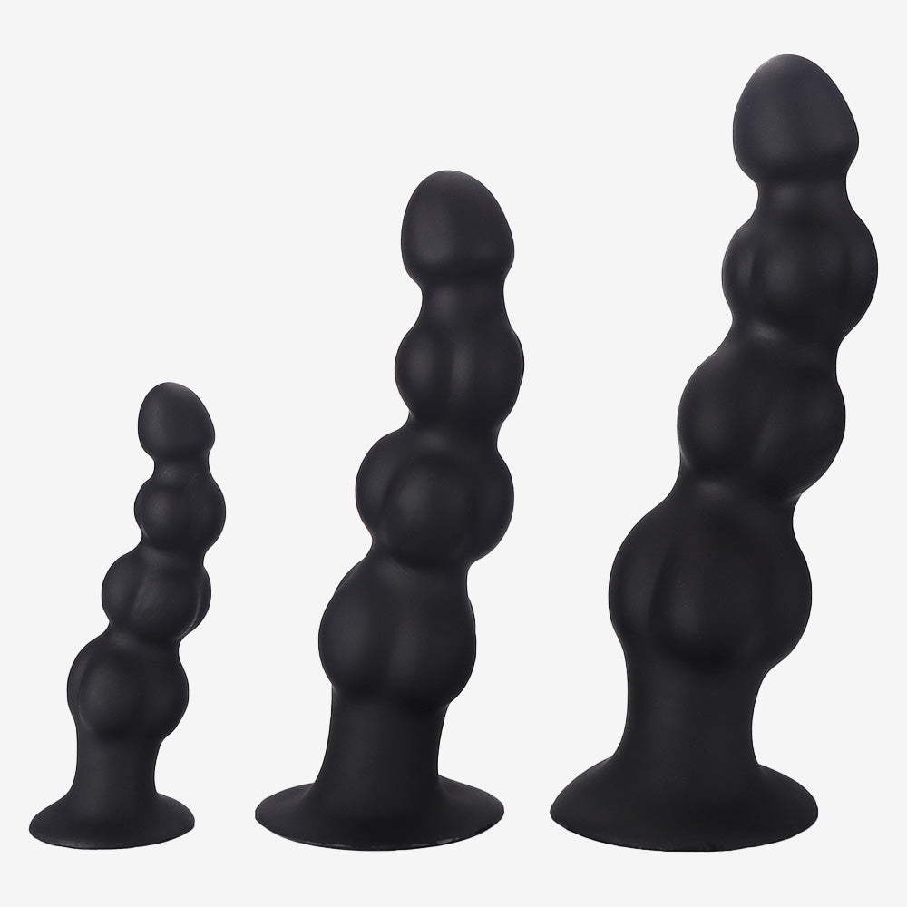 Quad Beads Soft Silicone Butt Plug