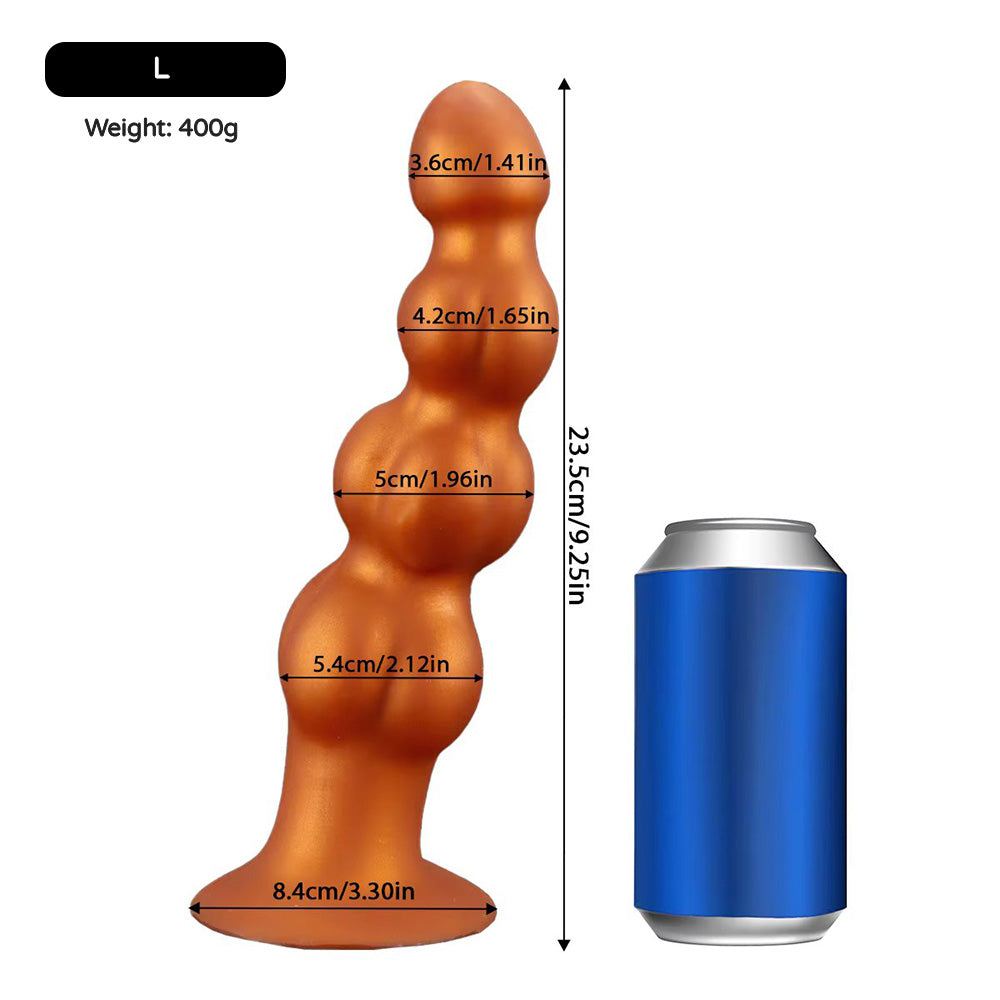 Quad Beads Soft Silicone Butt Plug