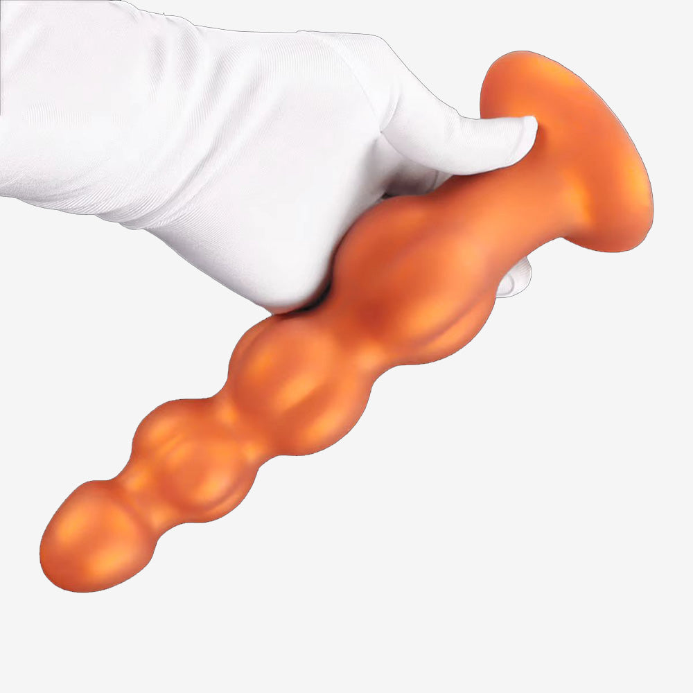 Quad Beads Soft Silicone Butt Plug