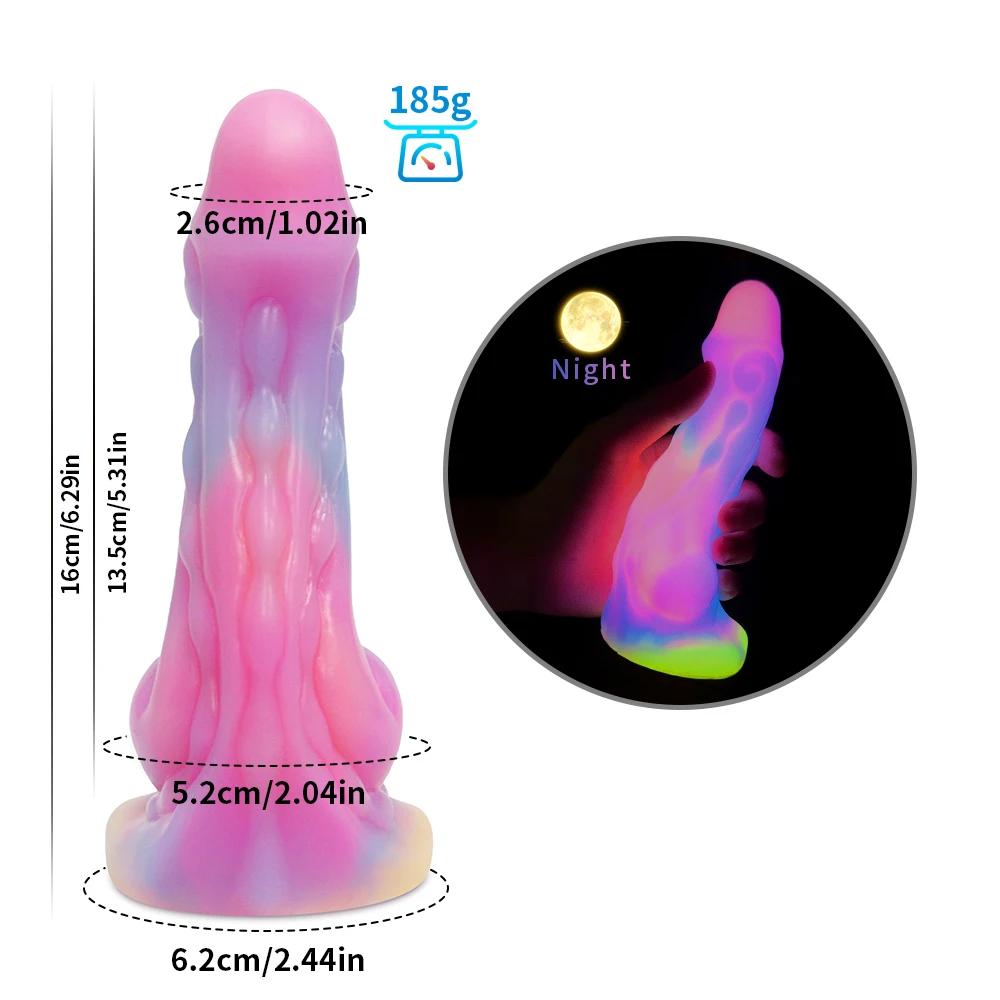 silicone-luminous-monster-dildo-style-1