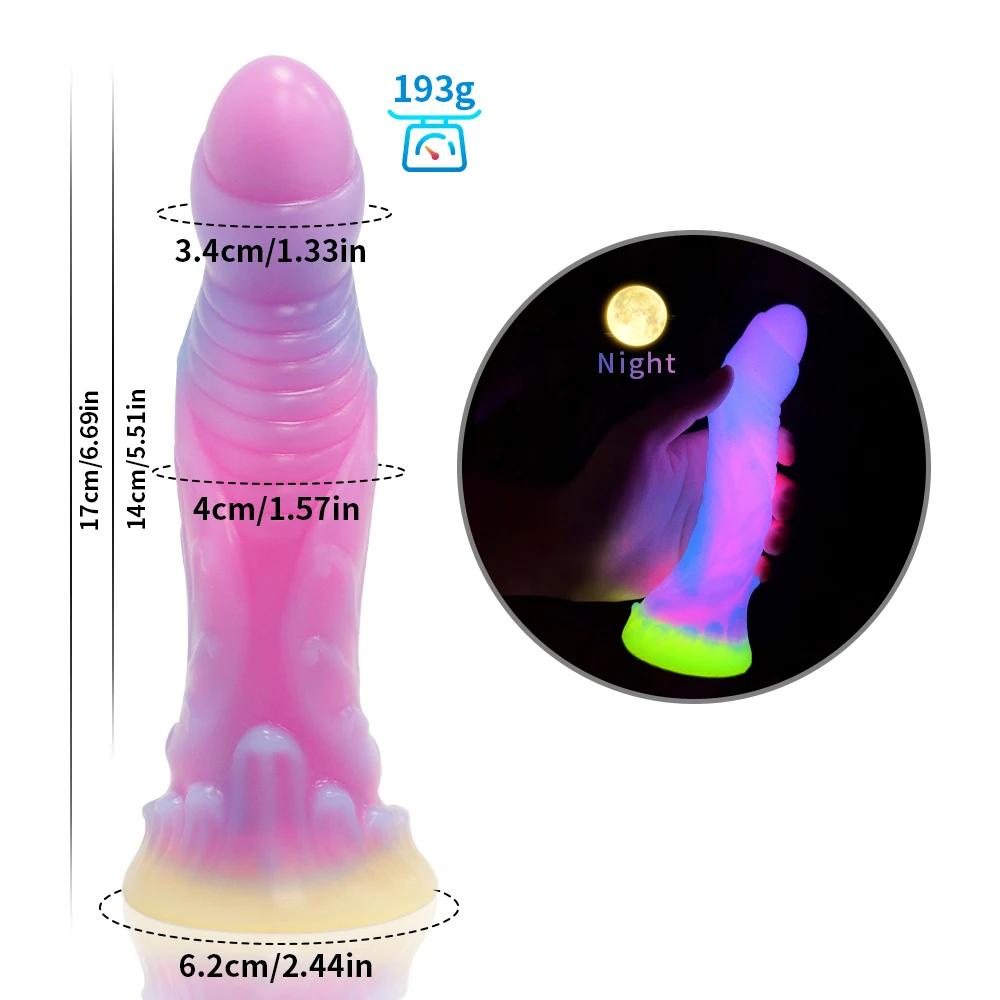 silicone-luminous-monster-dildo-stytle-2