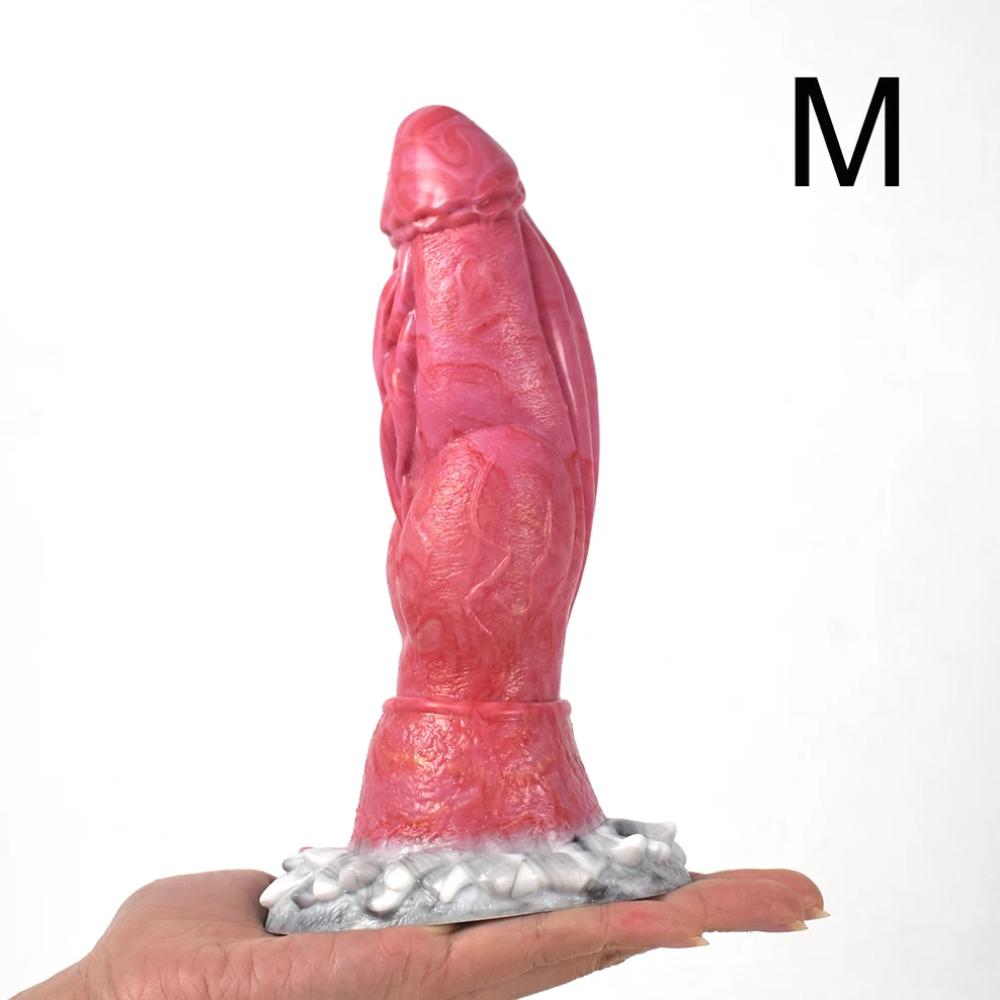 silicone-silicone-muscle-texture-dildo-gory-M-on-a-hand