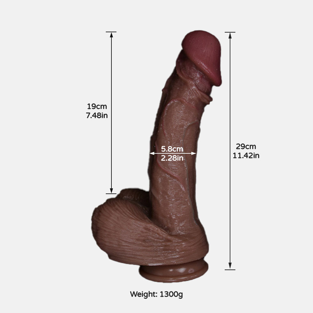 The Dawid Realistic Curved-upward Dildo