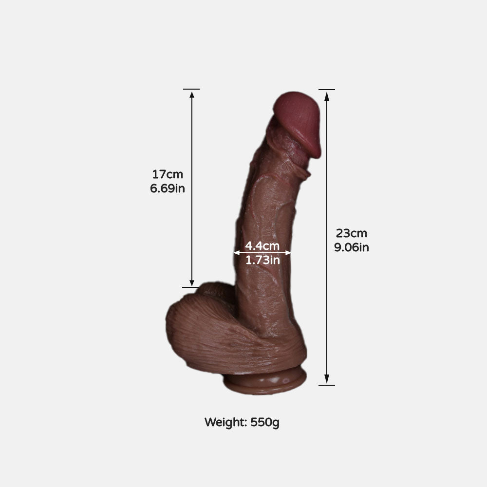 The Dawid Realistic Curved-upward Dildo