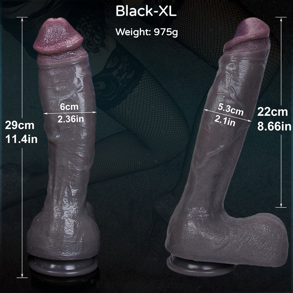 The Real King Dual-density Dildo