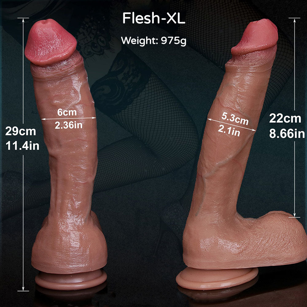 The Real King Dual-density Dildo