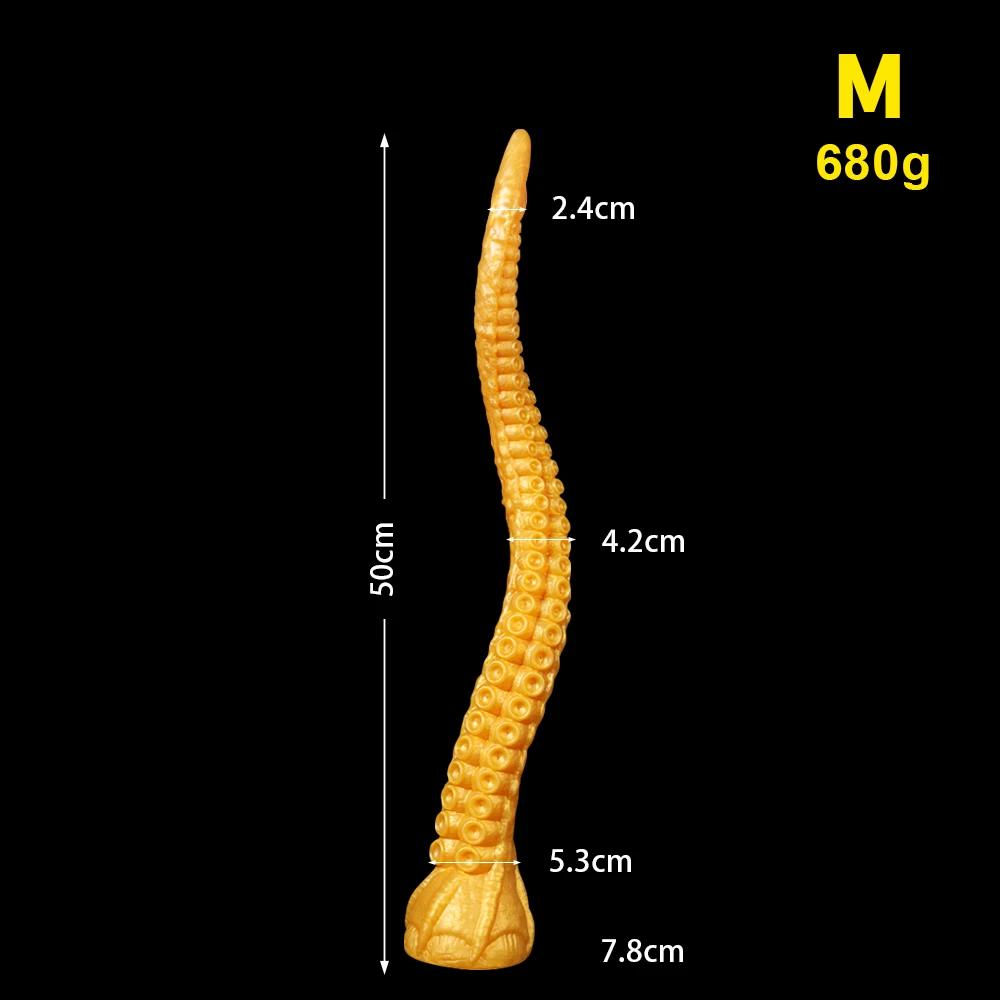 thulhu-tentacle-fantasy-anal-plug-golden-size-M