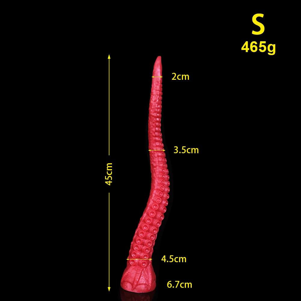 thulhu-tentacle-fantasy-anal-plug-red-size-S