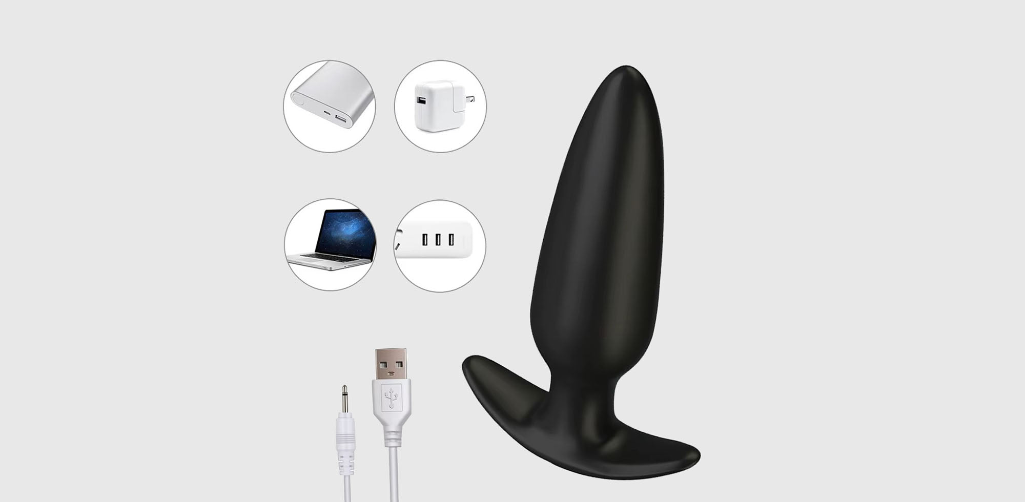 Unisex T-Shaped Anal Vibrator Luveden Unisex T-Shaped Anal Vibrator Luveden