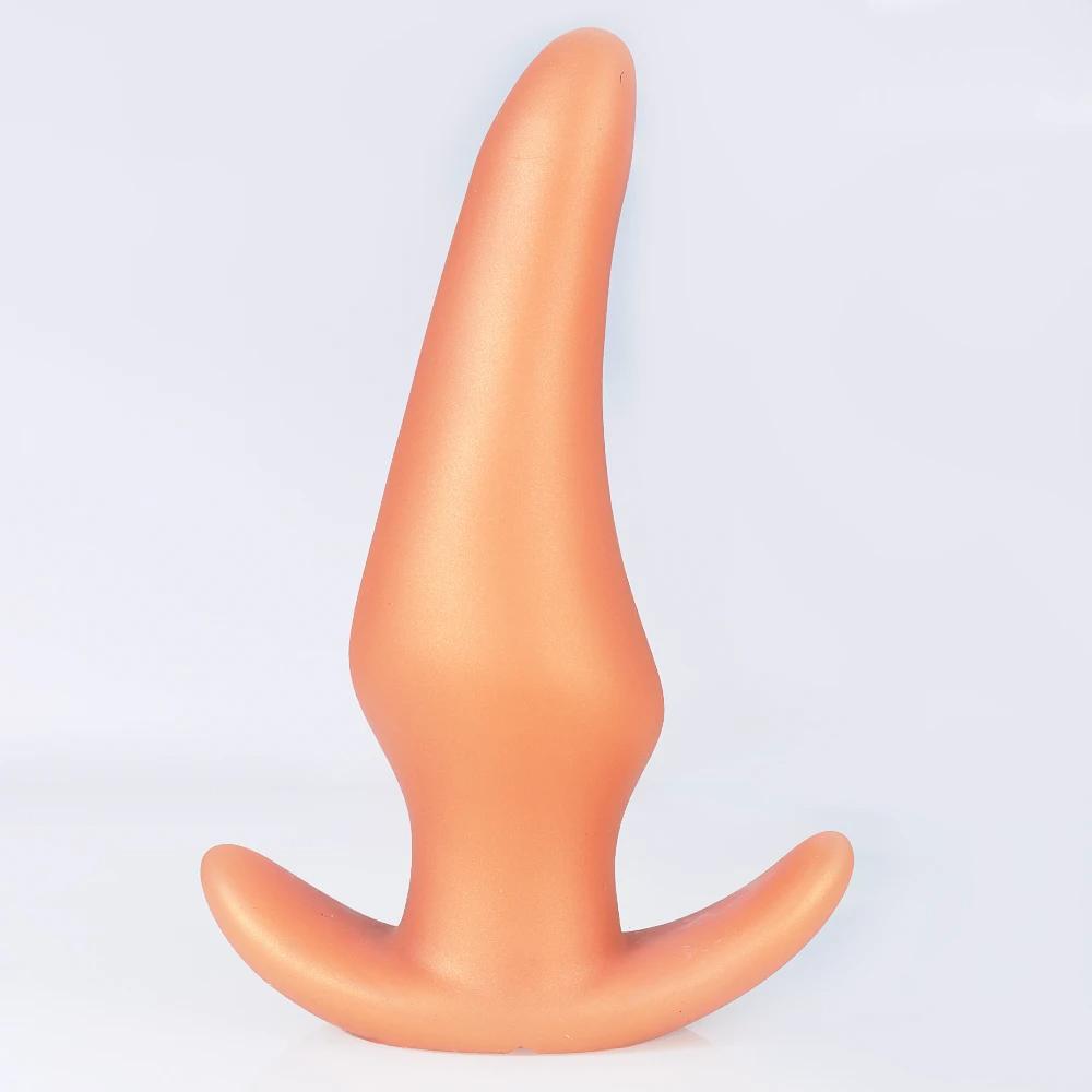 wearable-anti-drop-soft-anal-plug-golden