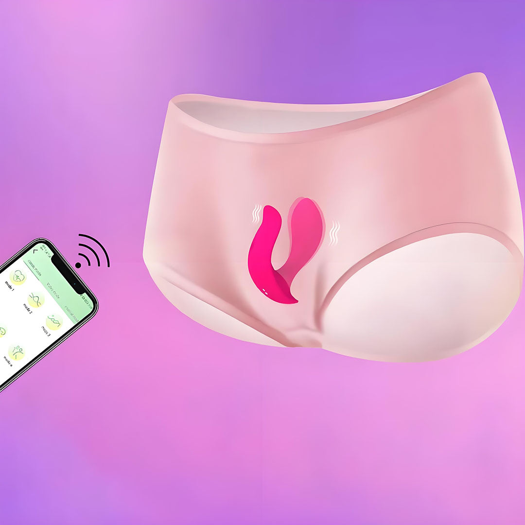 Wearable G-spot Vibrator with Clitoris Stimulator