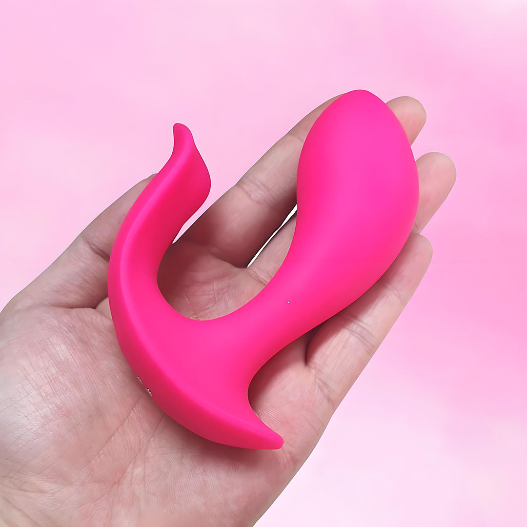 Wearable G-spot Vibrator with Clitoris Stimulator